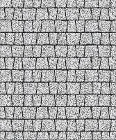 Тротуарная плитка Абрис, 60 мм, мрамор, белый с черным