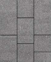 Тротуарная плитка Трио, 60 мм, серый