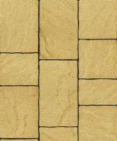 Тротуарная плитка Литос, 60 мм, желтый