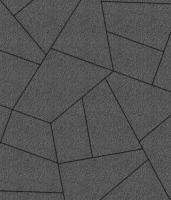 Тротуарная плитка Мозаика, 80 мм, гранит, серый