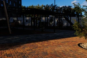 Тротуарная плитка Классико Б.1.КО.6 гранит н/м листопад