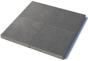 Тротуарная плитка Квадрат 500х500х60 мм, гранит, серый