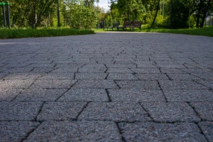 Тротуарная плитка Антик Б.3.А.6 гранит белый