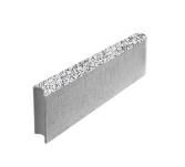 Бордюр шарнирный 500х200х80 мм, мрамор, белый с черным Бордюр шарнирный 500х200х80 мм, мрамор, белый с черным