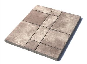 Тротуарная плитка Петра, 60 мм, гранит, Хаски