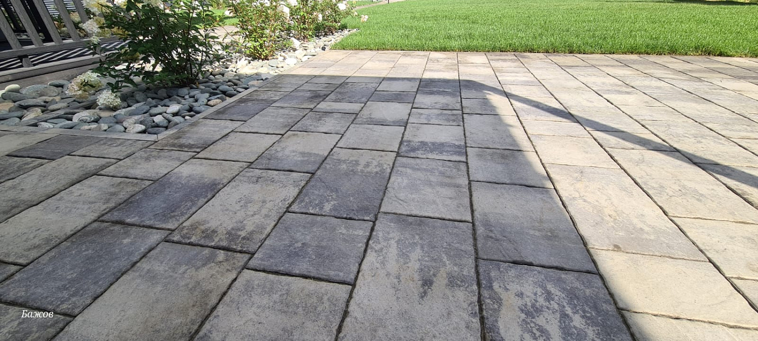 Плитка Литос в цвете Шунгит в частном доме КП Заповедник Плитка Литос в цвете Шунгит в частном доме КП Заповедник